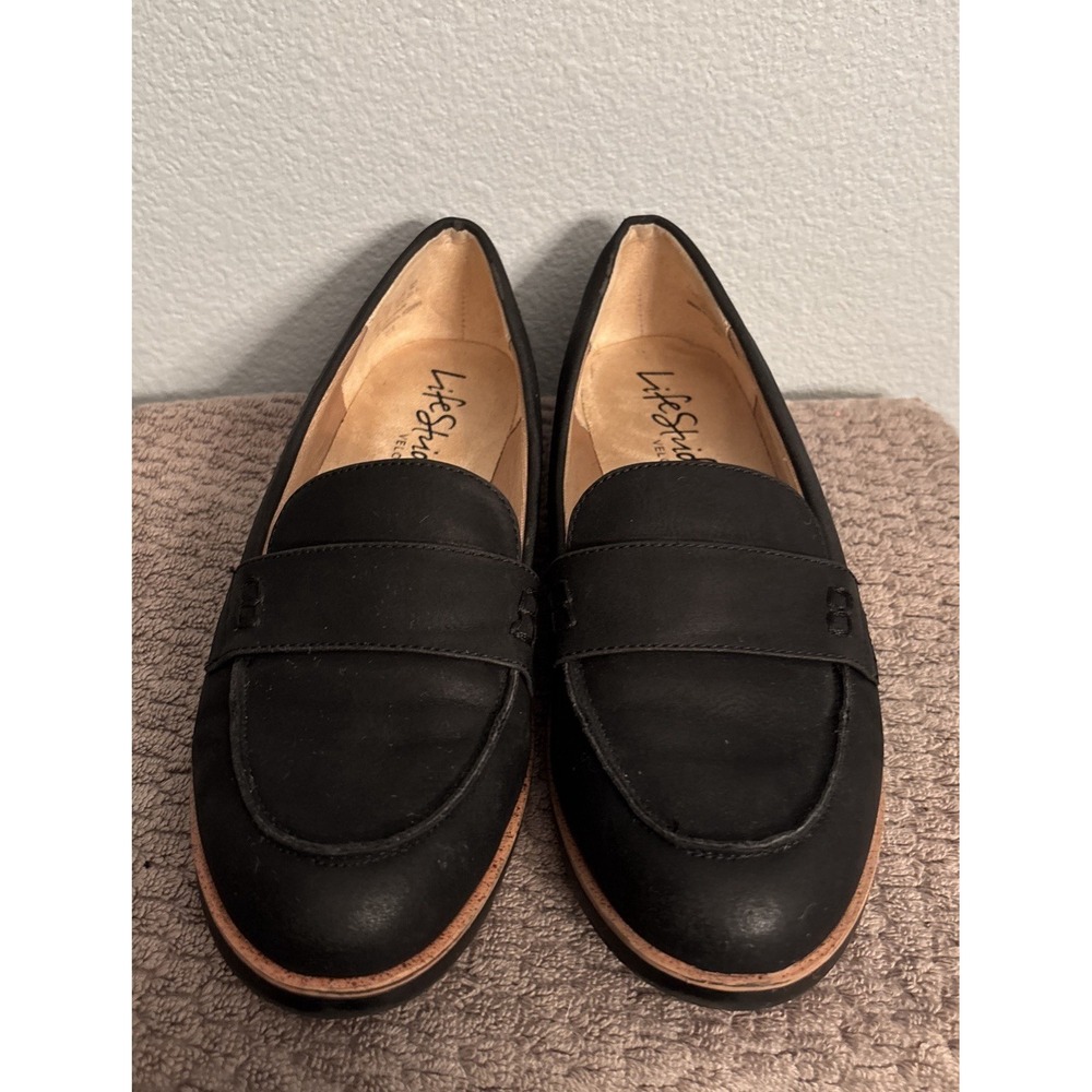 Life Stride Womens ZEE Loafer Black casual shoes Women Sz 6.5 M Preowned